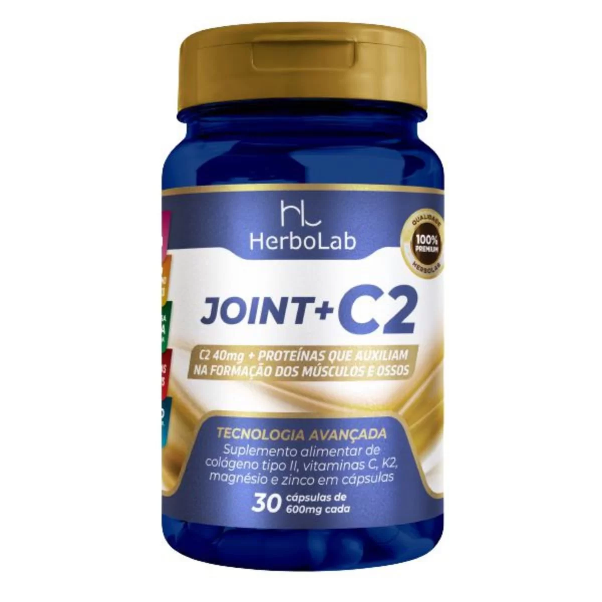 Joint + C2 - Colágeno tipo 2, magnésio, zinco, vitaminas K, C