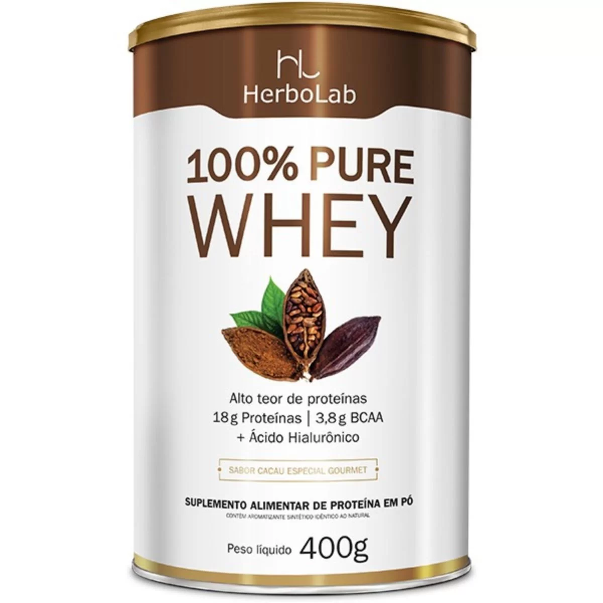 Whey 100% puro + Ácido hialurônico + BCAA