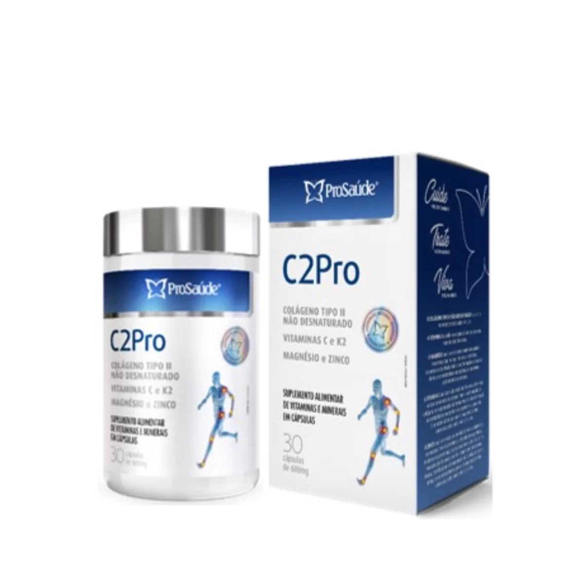 C2 Pro - Colágeno tipo 2 + Magnésio + Vitamina K