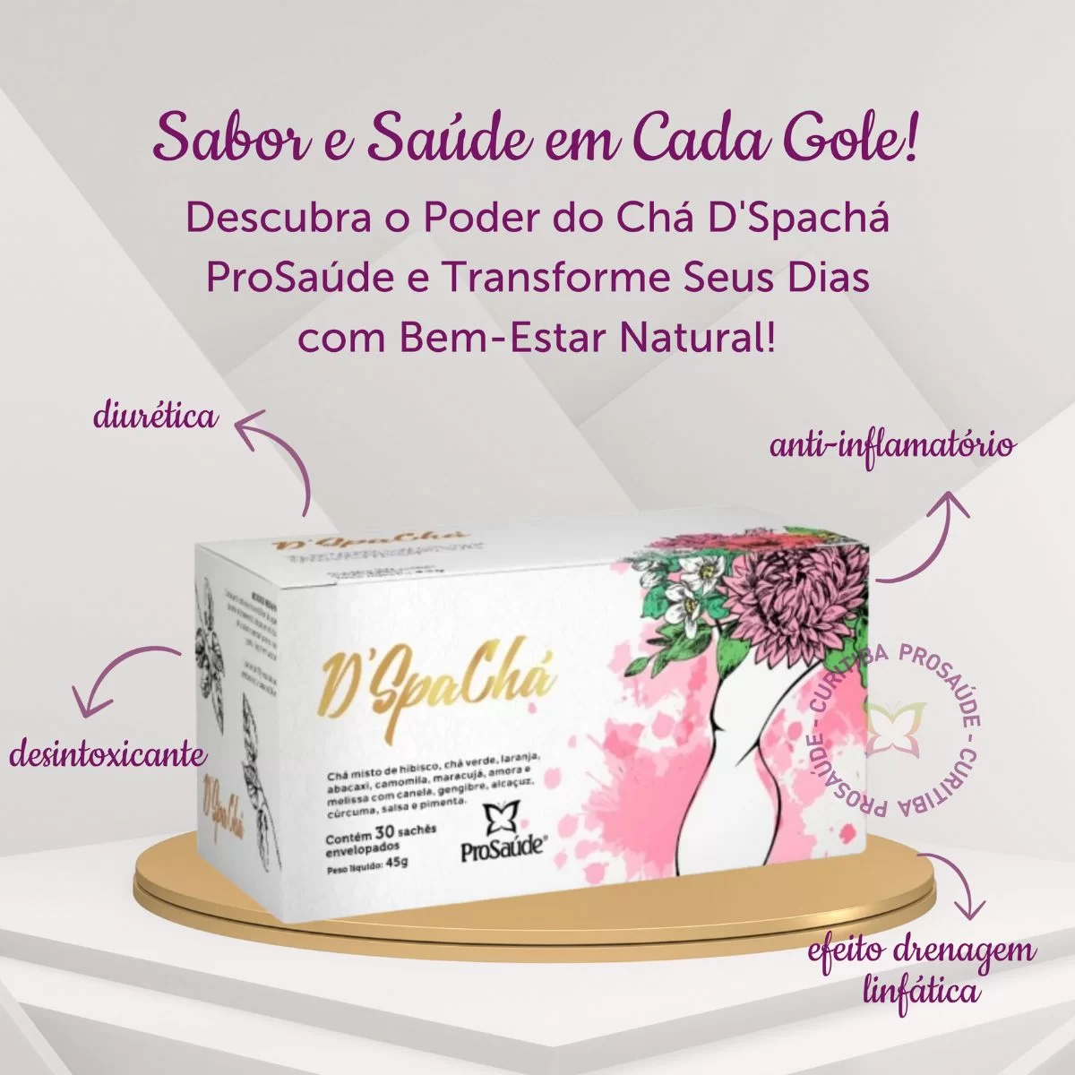 D'Spa Chá - 30 Sachês