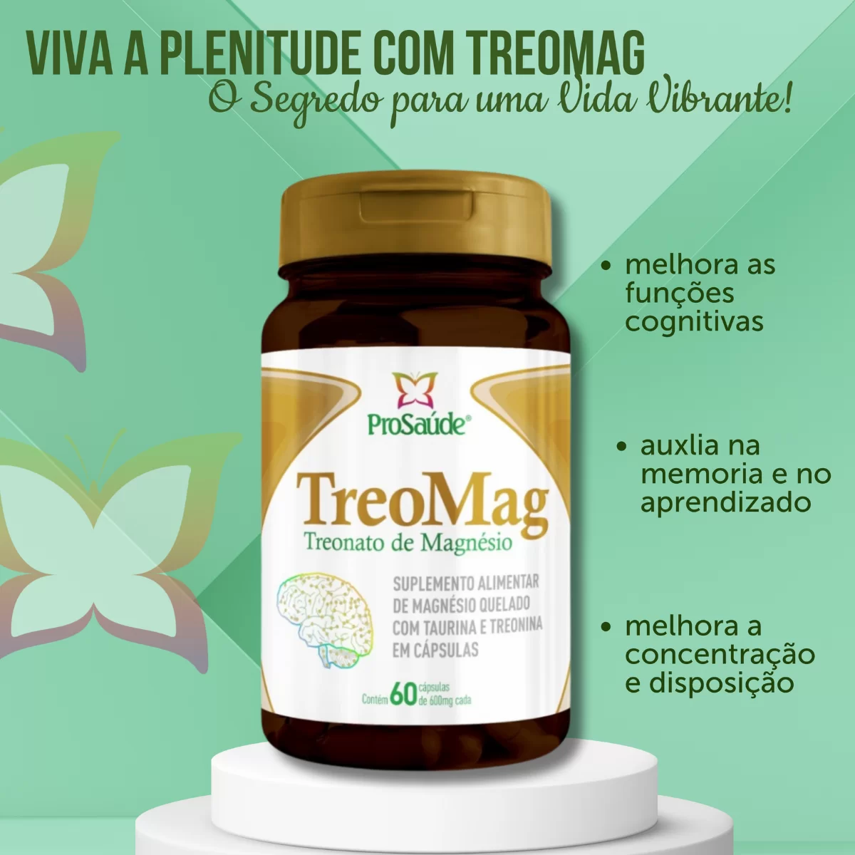 Treomag - Treonina + Magnésio + Taurina