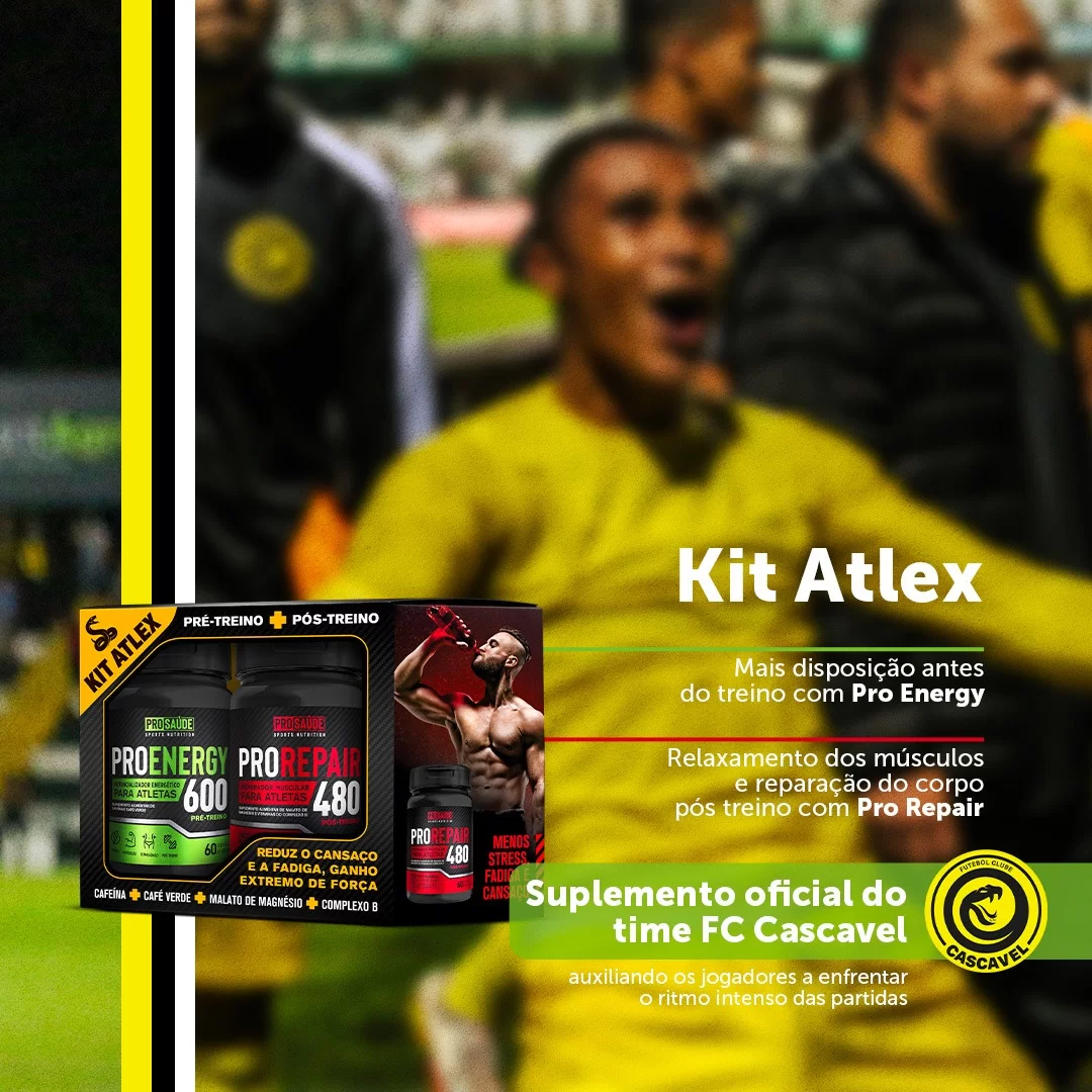 Kit Atlex - Pré e Pós Treino