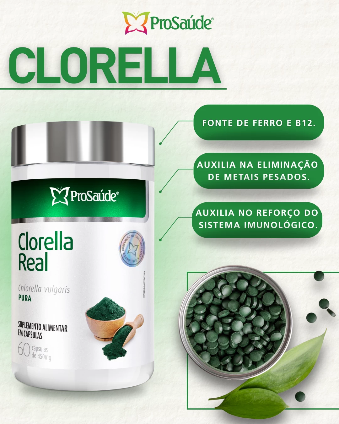 Clorella Real image hover