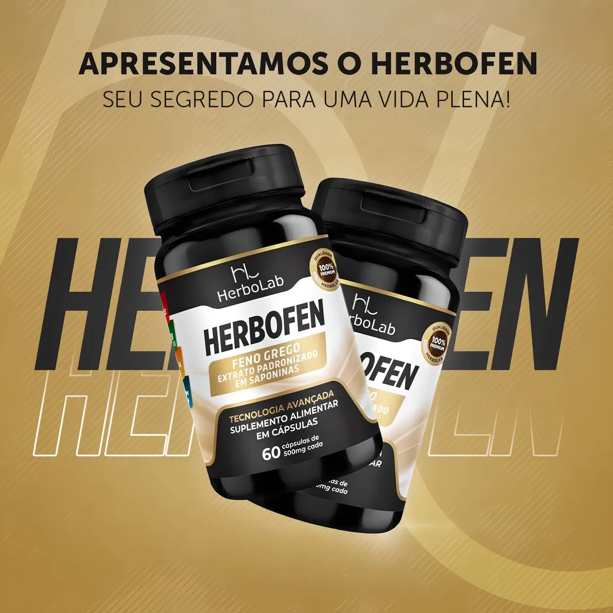 Combo Herbofen + Ômega Flower- Tpm, colicas e baixa libido