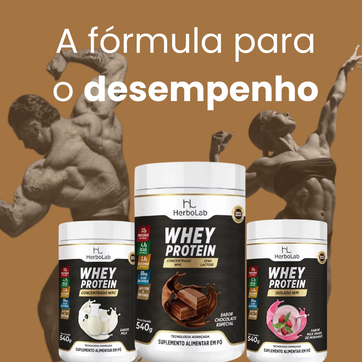 Whey Protein Concentrado (WPC) - Sabor Leite