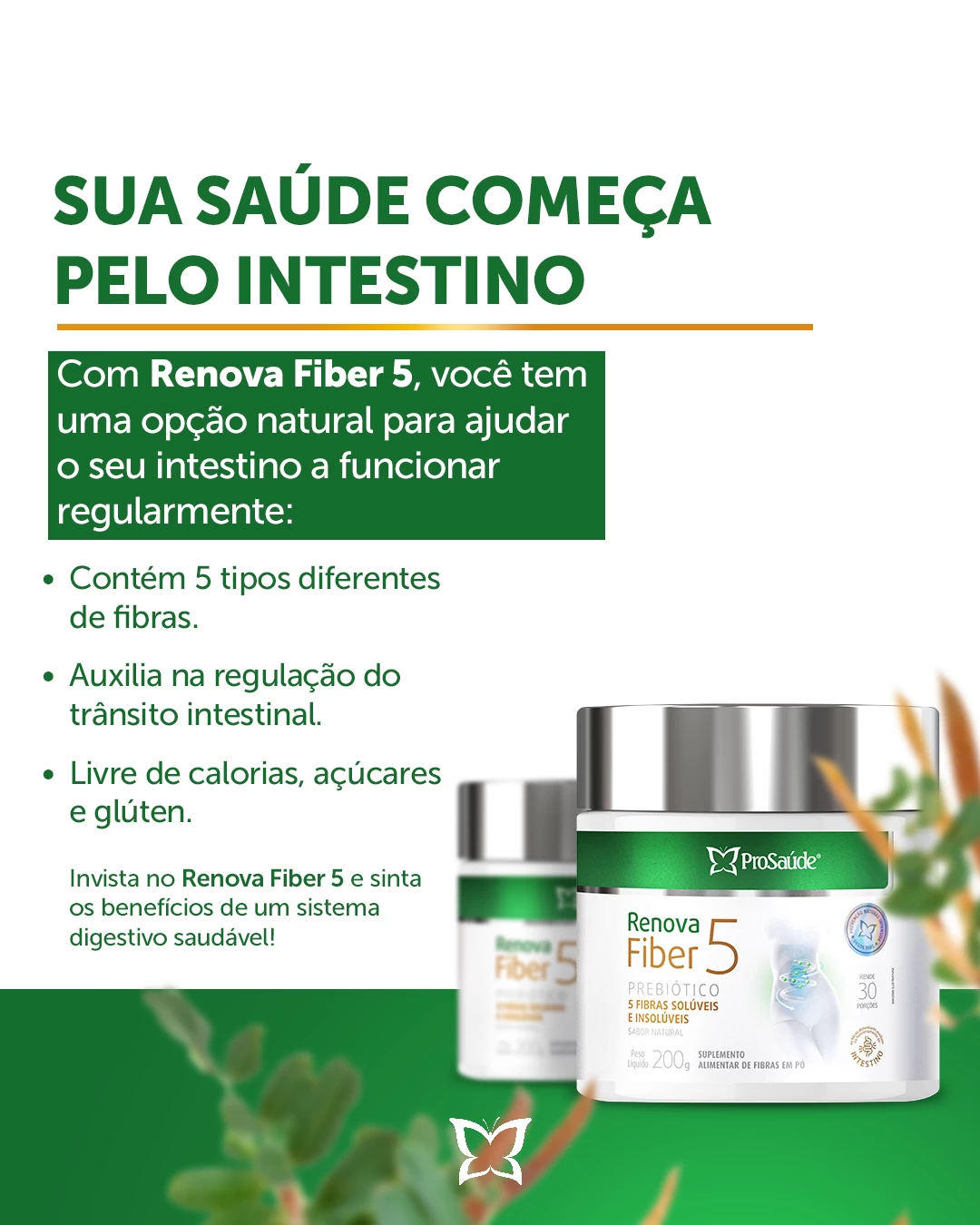 Multifibras Prebióticas - Renova Fiber 5