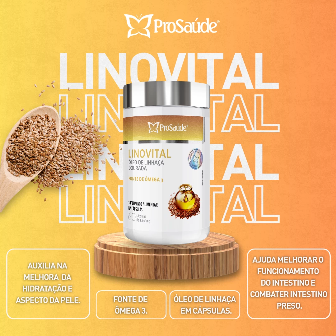 LinoVital - Óleo de Linhaça em cápsulas image hover
