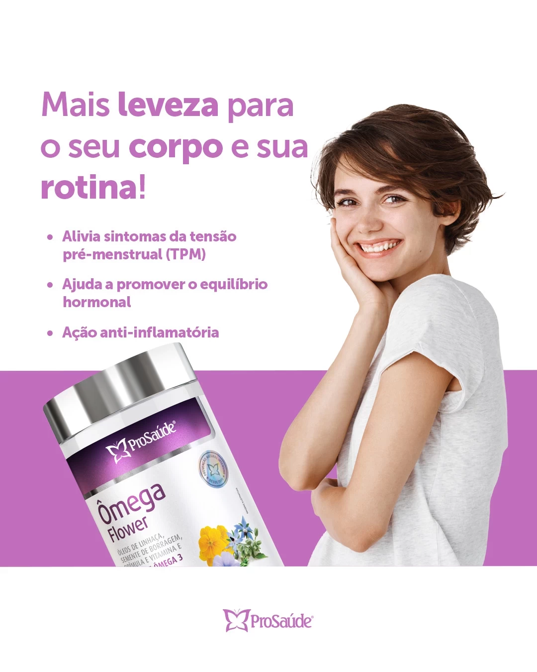 Combo Herbofen + Ômega Flower- Tpm, colicas e baixa libido image hover