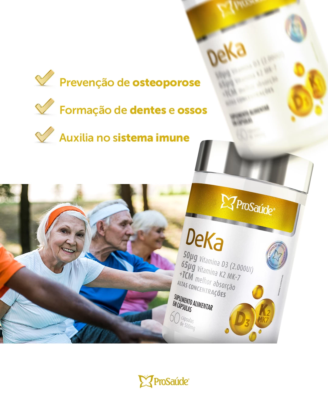 DeKa - Vitamina D3 + K2 + TCM image hover