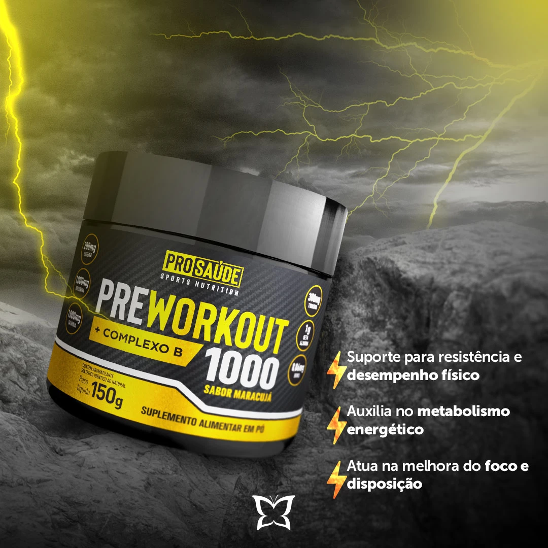 PreWorkout Pré-treino - sabor Maracujá image hover