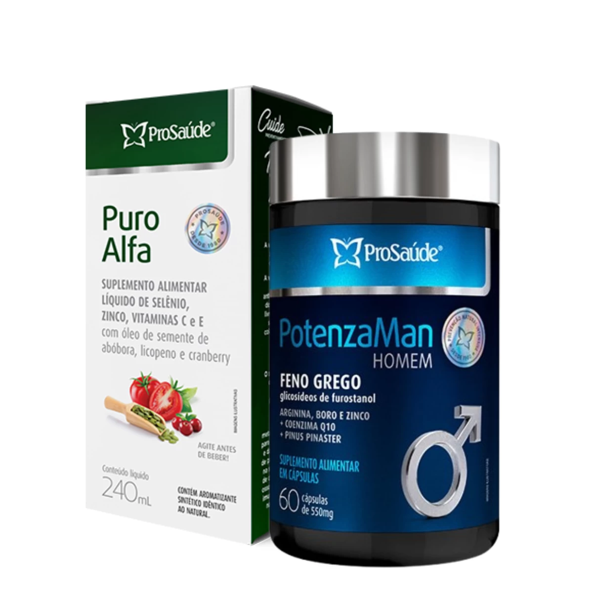 Puro Alfa + PotenzaMan - Saúde Masculina