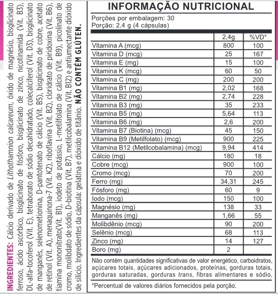 Celerum Femme - Polivitamínico de A a Z