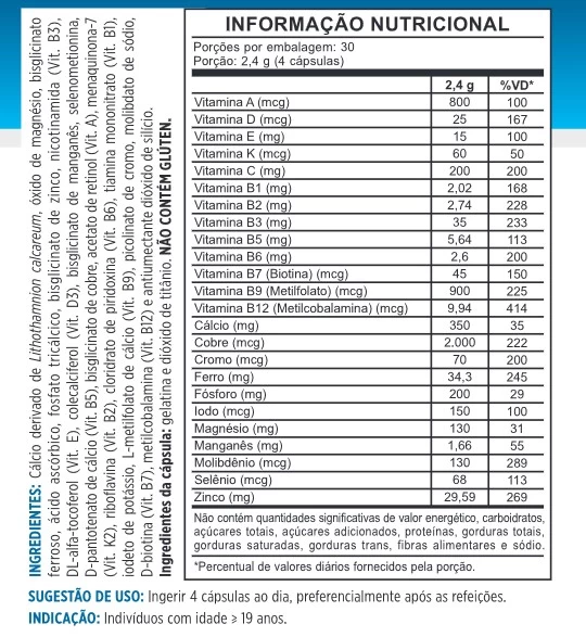 Celerum Man - Polivitamínico de A a Z