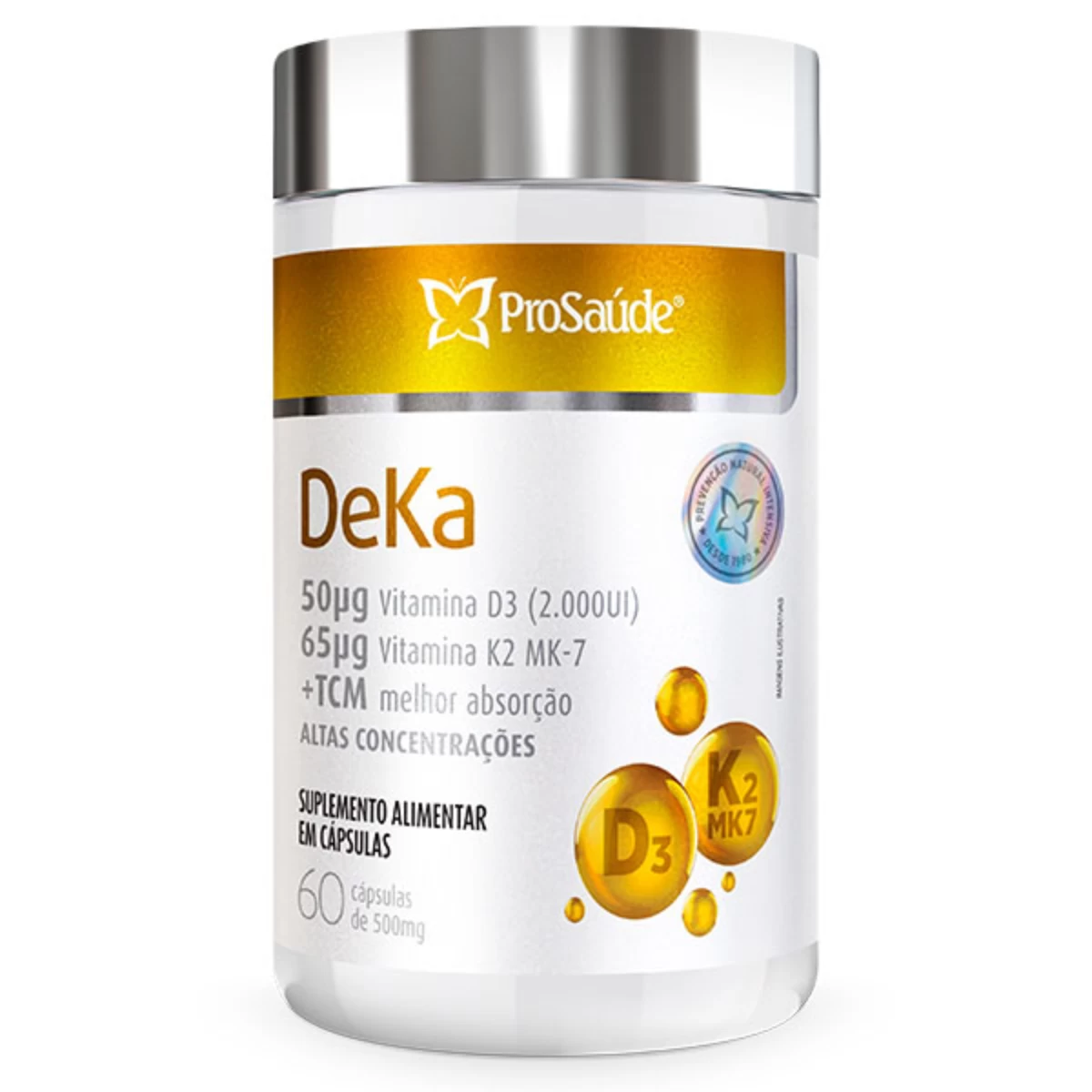 DeKa - Vitamina D3 + K2 + TCM